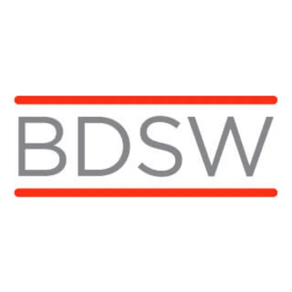 Logo mit dem Schriftzug BDSW (Bundesverband der Sicherheitswirtschaft)