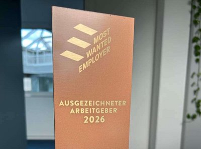 Bild der Auszeichnung "Most Wanted Employer"
