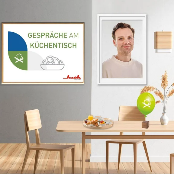 Bild zum Podcast "Gespräche am Küchentisch" mit Porträt vom Gast Patrick Wodni