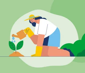 Illustration zum Thema Ökologie