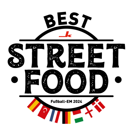 Logo zur Klüh Fußball-EM 2024 Aktion: "best Street Food" 