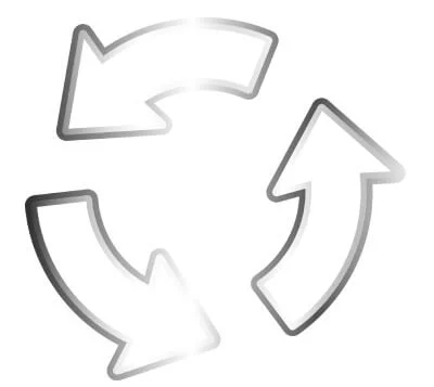 Bild von Pfeilen die angeordnet sind wie ein Kreis