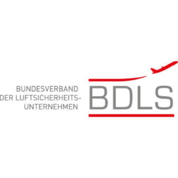 Logo mit dem Schriftzug BDLS (Bundesverband der Luftsicherheitsunternehmen e.V.)