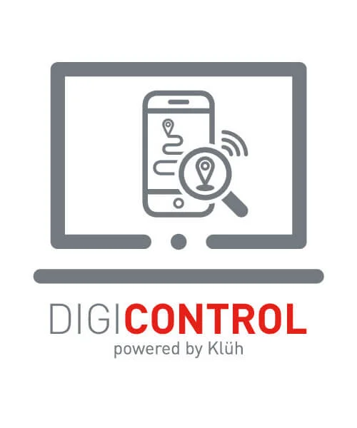 Logo: Digi Control powered by Klüh