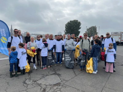 Gruppenfoto RhineCleanUp 2026