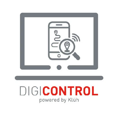 Logo: Digi Control powered by Klüh