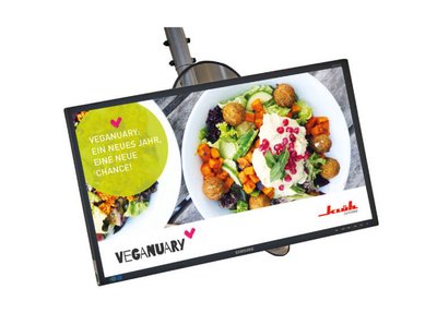 abbildung eines Monitors zur Aktion "Veganuary: ein neues Jahr, eine neue Chance!"