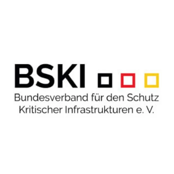 Logo BSKI von dem Bundesverband für den Schutz Kritischer Infrastrukturen e.V.