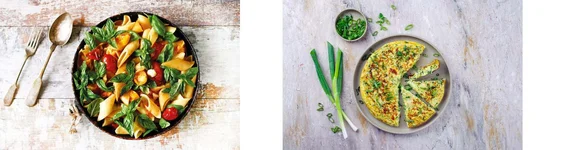 Bannerbild bestehend aus zwei Bildern mit jeweils einem Tellergericht