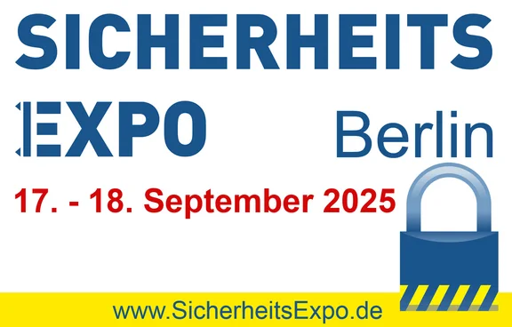 Logo Messe SicherheitsExpo in Berlin