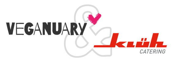 Logo: Veganuary & Klüh Catering