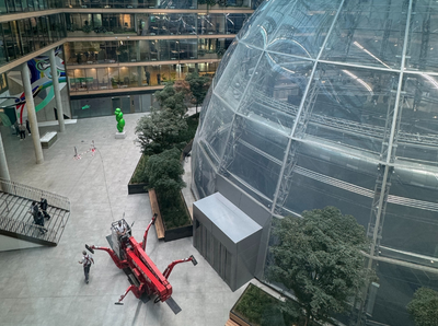 Bild von der EUREF-Campus Düsseldorf Kuppel