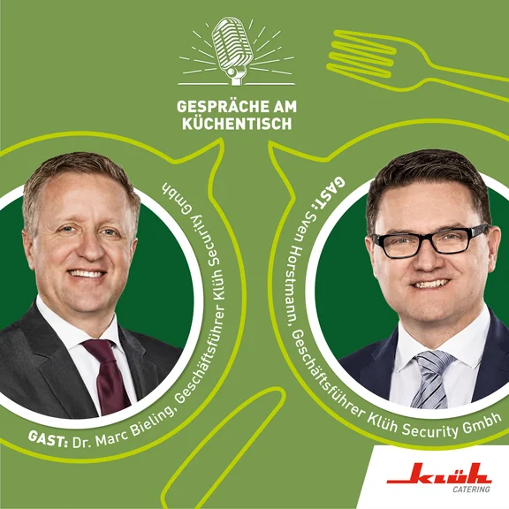Geschäftsführer Klüh Security. links Dr. Marc Bieling, rechts Sven Horstmann