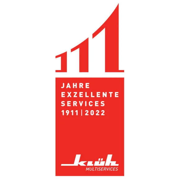 Klüh 111 Jahre Jubiläums Logo