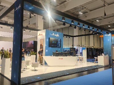 Ein Bild von dem Klüh Security Messe Stand auf der security Messe in Essen 2026
